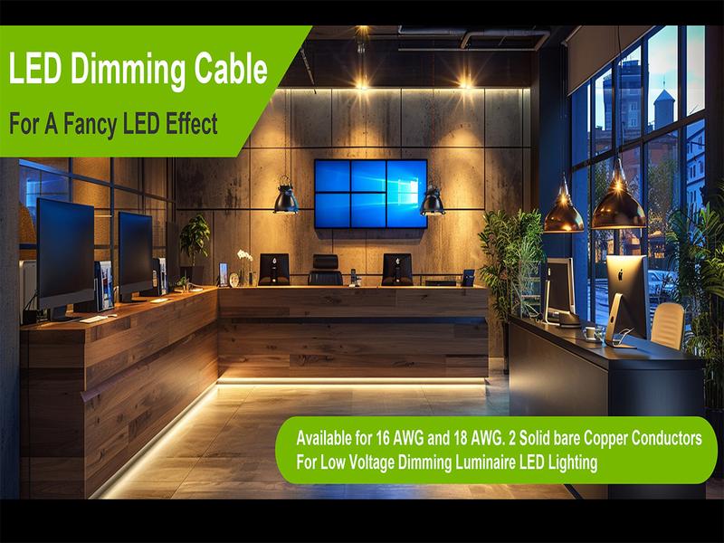 SYSTON 16 AWG 2 Conductor CL3P Plenum Rated LED Dimmer Control Cable UL/ETL Listed 16/2 & 18/2 Solid Bare Copper 0-10V Dimming Wire for LED Lighting Ballast Wiring Fire Alarm Audio Class 2/3 Power Circuits