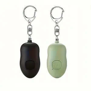 2 Packs Rechargeable Alarm 130dB Alarm Personal Safety Alarm LED Light for Women Elderly Personal Alarm Keychain Alarm