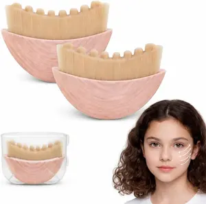 Face Brush for Lymphatic Drainage - 2Pcs New Upgraded Lymphatic Drainage Face Brush | Gua Sha Facial Brush | Ergonomic Facial Massager for Contouring, Anti-Puffiness & Skin Tightening