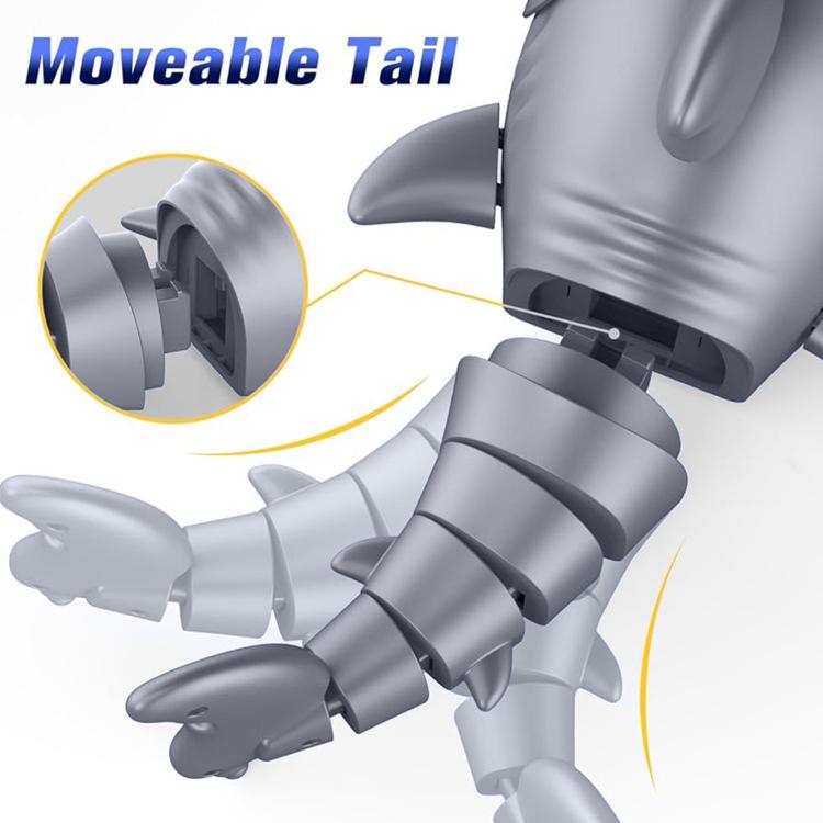 Remote Control Shark Toy, RC Shark Robot with Interactive Biting Action, Rechargeable Fun Toy Gift for Kids