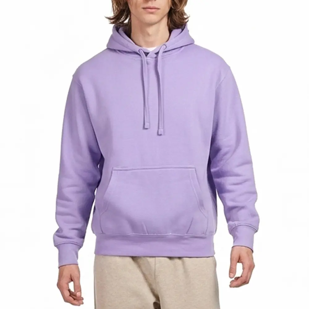 Men's Midweight Pullover Hoodie Basic Hooded Sweatshirts Unisex Streetwear