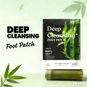 foot 90-60-30pcs Deep Cleansing Foot Patches Ginger Bamboo Charcoal Natural Detox Pads Improve  Quality Relieve Fatigue Stress Relief Toxin Removal Soothe Tired Feet moisture absorption well sleep support promote relaxation，stress relief toxin removal
