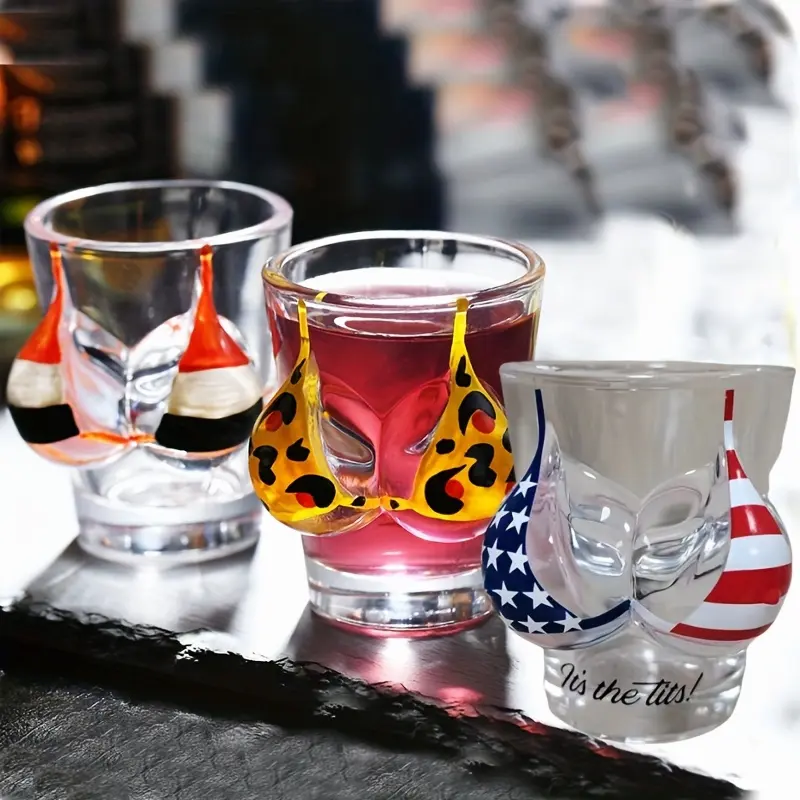 Unique Wine Glasses for Parties, Including Bikini And Bra Designs, Perfect As Gifts Or Souvenirs for Bar Additions