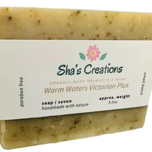 Warm Water Victorian Plus Therapeutic Soap - With Shea Butter for Skin Moisturizing Body Care Cleanser Cleansing Coconut Gentle Olive