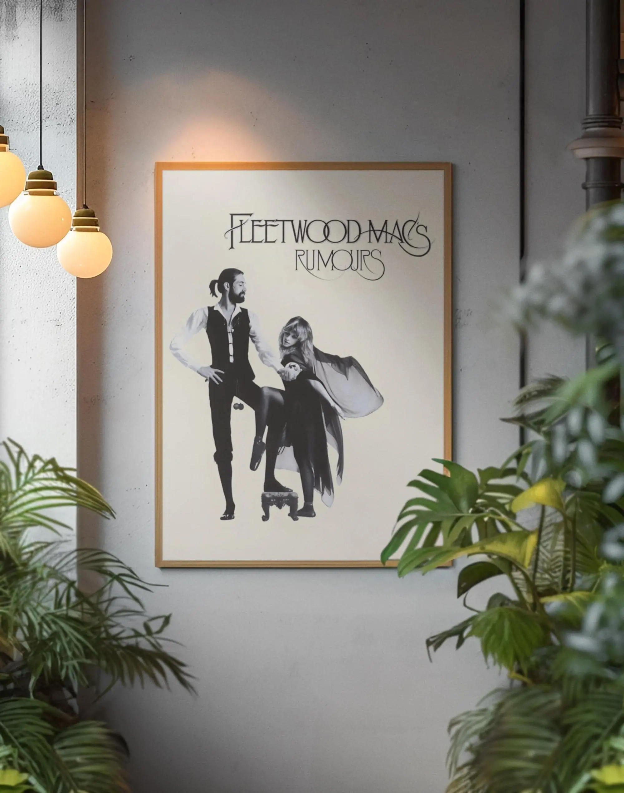 [ No Frame ] Aesthetic Fleetwood Mac Rumours Poster | Classic Rock Album Art Wall Decor | Vintage Soft Rock Print | Music Lover Bedroom & Living Room Art Samanta