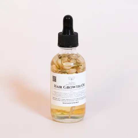 Hair Growth Oil - Lightweight Formula with Omega-6, Omega-9, and Vitamin E for Nourished Scalp and Thicker Hair - Haircare