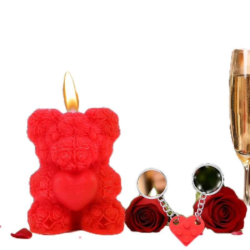 Valentines Day Gifts for Her Basket - 11Pcs Valentines Basket for Women, Red Gifts Box with 20 oz Tumbler with Lid, Rose & Red Heart Keychain for Mom Teacher Wife Daughter Teen Girls Girlfriend