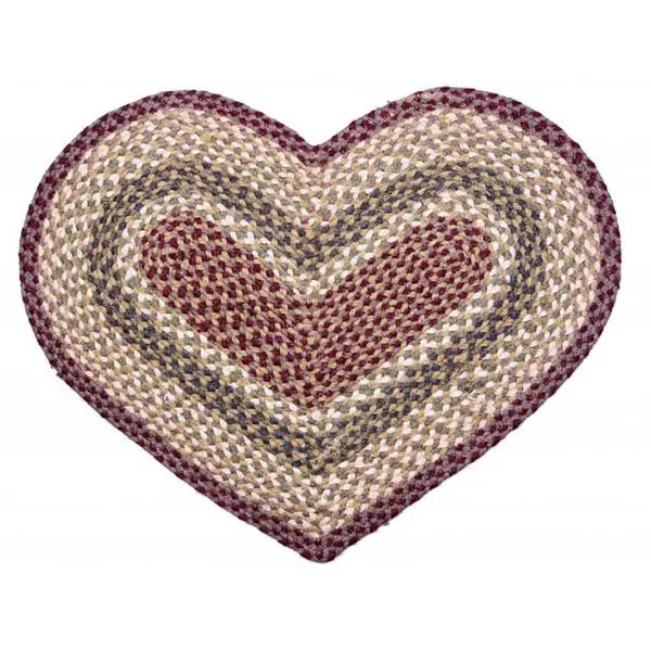Braided Heart Rug