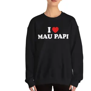 I Love Mau Papi Sweatshirt | Mau P Sweatshirt | EDM Festival Outfit | Rave Sweatshirt | DJ Festival Crewneck | Dance Music Festival Clothing | Trendy Rave Outfit | Cute EDM Rave Sweatshirt | Mau P Concert Outfit | Rave Gift for Her or Him | Mau P Gift