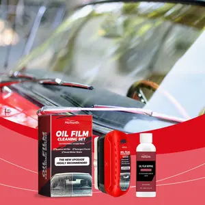 Car Windshield Cleaning Set, Glass Window Cleaner, Stain Removal, Waterproof, Rainproof, Car Use, Pre-Wax Cleaners