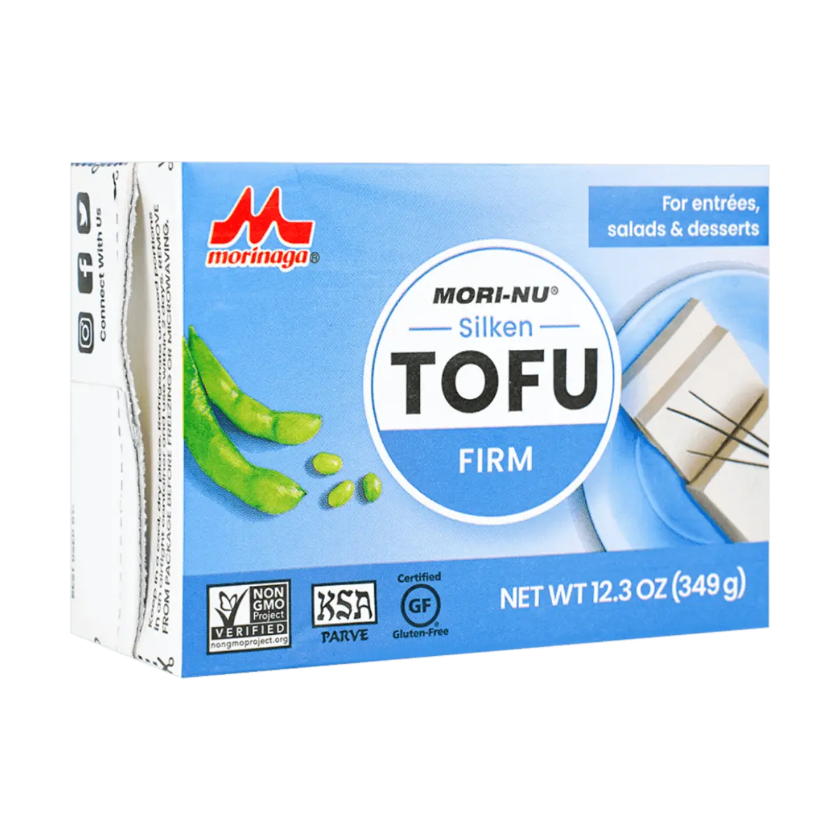 MORINAGA Mori-Nu No Preservatives Silken Tofu Firm 12oz