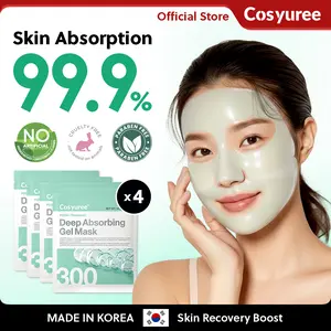 [Cosyuree] #1 Emerging K-beauty brand PDRN + Panthenol Deep Absorbing Gel Mask for Redness Relief and Skin Regeneration Overnight Hydrogel Mask