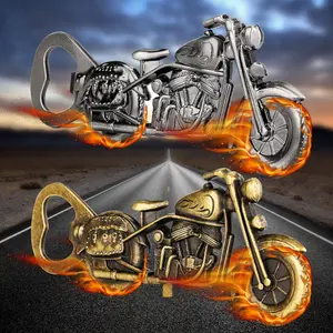 Motorcycle Design Beer Opener, 1 Piece Creative Metal Bottle Opener, Bottle Cap Remover, Perfect Gift for Holiday & Father's Day, Utensils