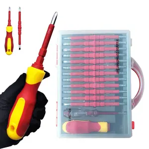 Multifunctional Insulated Screwdriver Set, Electrician Repair Home Cross Flat DIY Screwdrivers, Household Decoration Table Chair Appliance Tool Kit