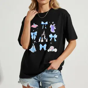 magical princess Women's T-Shirts Funny Graphic Design Casual Short Sleeve Top Tees