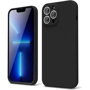 Liquid Silicone Phone Case For IPhone 17/16/15 PRO/ 15 PRO MAX/ 15 Plus/ 15/ 14 PRO/ 14 PRO MAX/ 14 Plus/ 13 PRO/ 12/ 11 Pro Max Military Shockproof Protection Phone cases, Camera & Screen Protection for iPhone 17 Pro Max