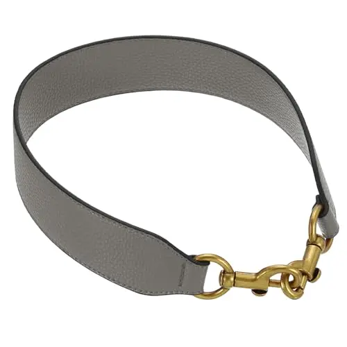 Grey, Deep Gold Buckle
