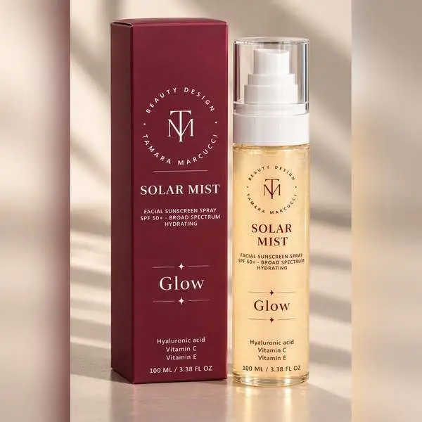 Solar Mist SPF 50+ Cosmetic Makeup, All-Skin-Tone Sun Protection Spray for Daily use