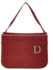 Pre-owned Dior leather Shoulder Bags Christian Cannage Vanity Mini Bag 4000027022906