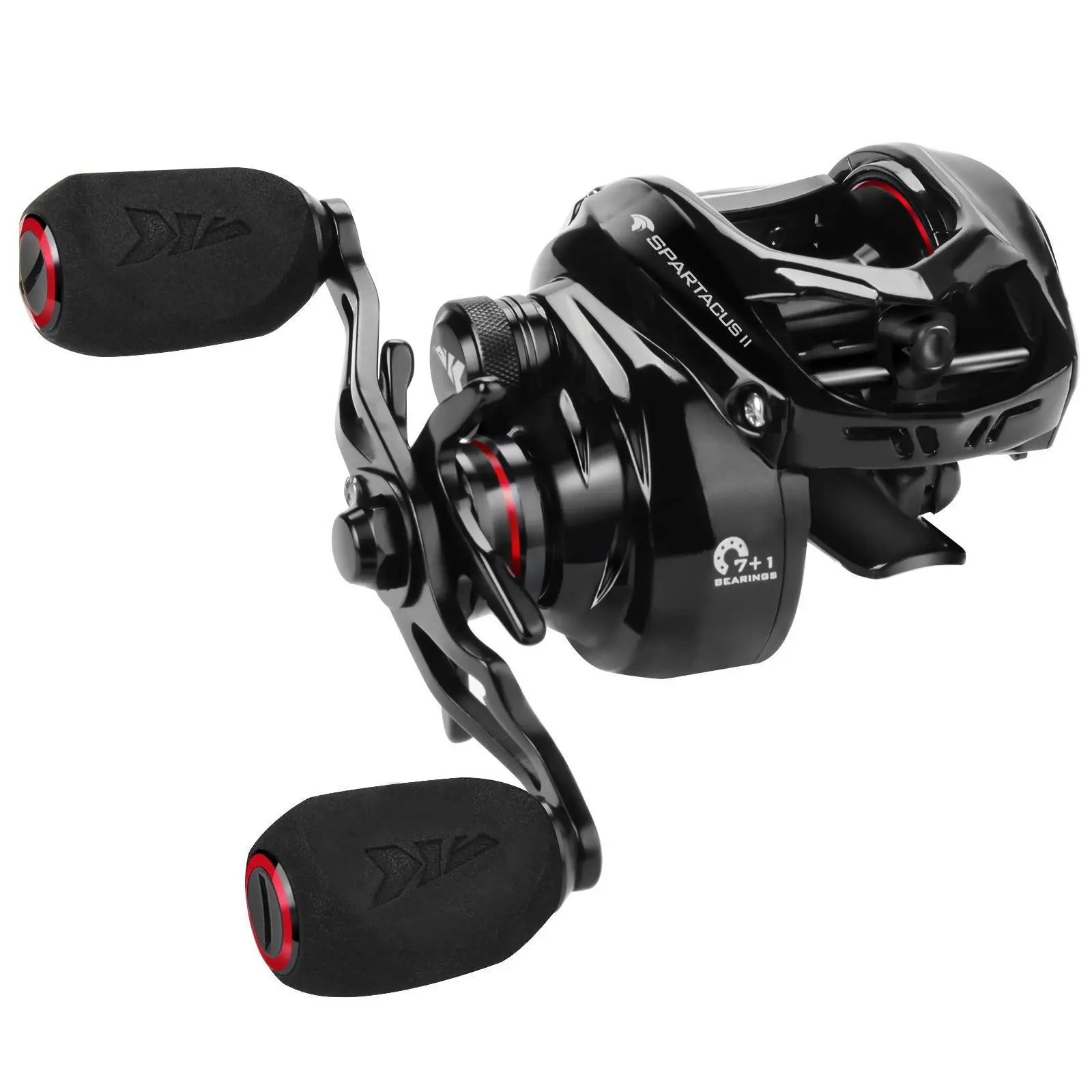 KastKing Spartacus II | Reel Only or Fishing Combo | 6oz Ultralight Baitcaster, 17.6LB Carbon Fiber Drag, 7.2:1 Gear Ratio