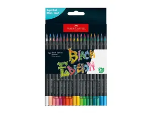 Faber Castell Black Edition Colored Pencils  - Basic Colors 36 Set