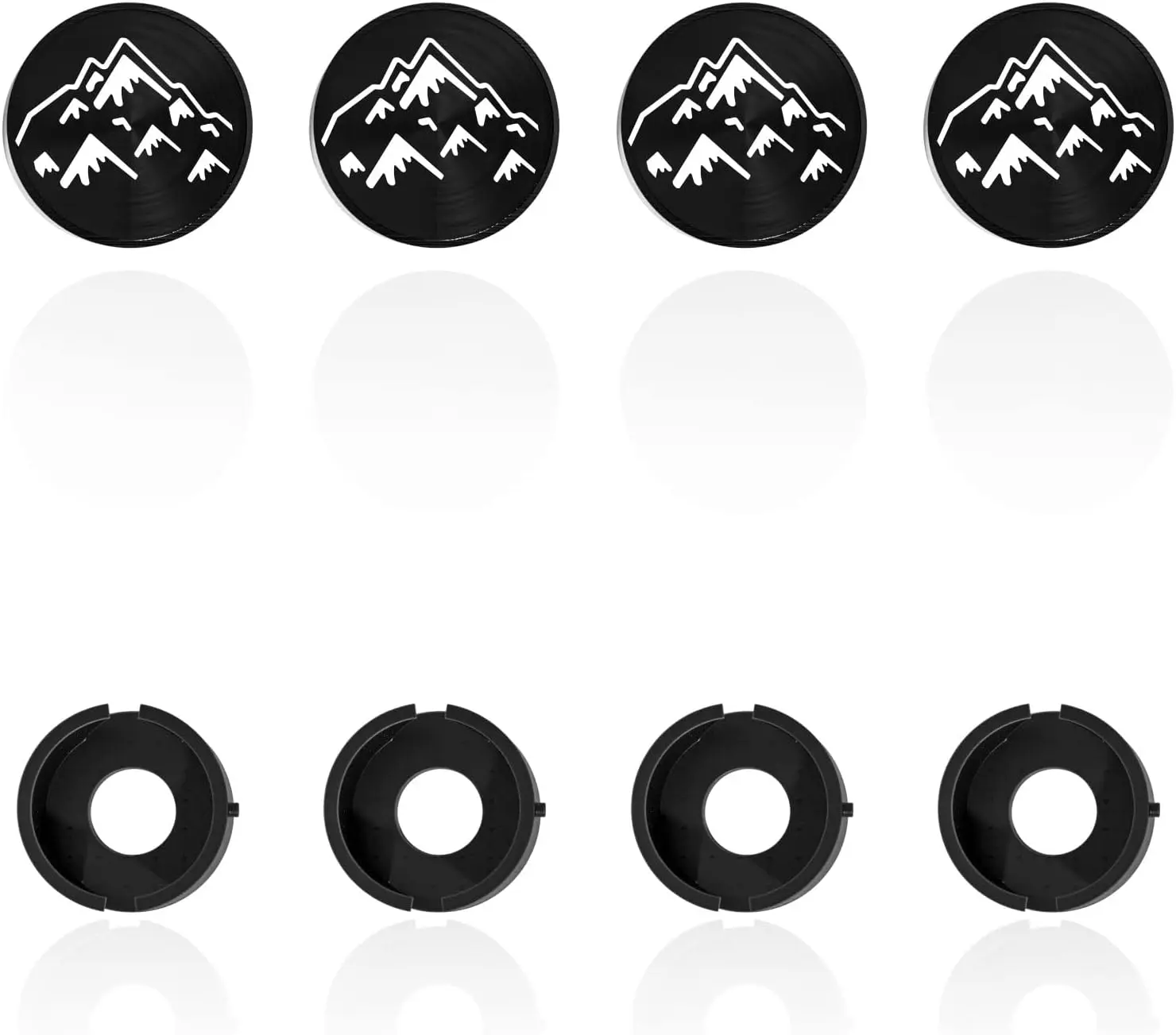 The easiest way to black out your ride!  Steel Hawk Adventure fastener caps give that clean, seamless look in seconds. No more rusty hardware!
