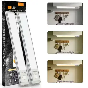 Motion Sensor Under Cabinet Light 1500mAh USB-C Rechargeable LED Magnetic Dimmable Night Light for Kitchen Closet Pantry Stairs & More Perfect Gift for Thanksgiving Christmas Black Friday Deals