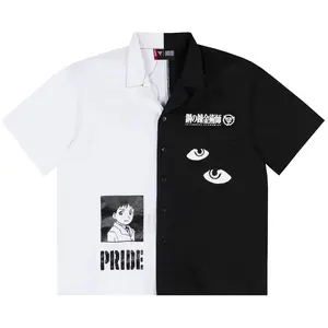 FMAB PRIDE BUTTON UP SHIRT (BLACK/WHITE) *PRE-ORDER*