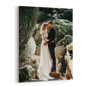 BARLEY ONE Click Shop Chat, Send Photo, Custom Canvas Prints (2:3): Personalized Photo On Canvas, Transform Your Photos into Stunning Framed Wall Art, Digitally Printed Photo To Canvas, Ideal for Home Decor Gifts, Keepsakes