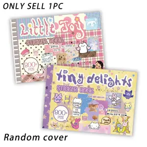 Random Cover Korean Sticker Book, Cute Handmade Album Stickers, Beautiful Stickers for Diary Recording, DIY Gifts, Cards, Art, Crafts, Sticker Sheets