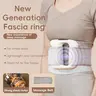 Fascia Massage Ring with Adjustable Strap Belt, USB-C Rechargeable Vibrating Massager, 8 Vibration Modes & 3 Adjustable Intensity Levels, Ergonomic Design for Whole Body, Ideal for Gym, Office & Home Relaxation, Massagers Body Tools