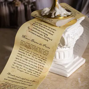 6 Pieces of Writer Manuscripts English Theme Series Beautiful Day Large Size Washi Tape for Journaling DIY Background Decoration Collage