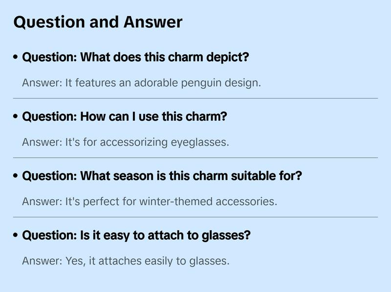 Penguin Wearing Santa Hat Charm