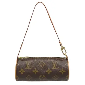 Pre-owned Coated Canvas Mini Bags Monogram Papillon Pouch