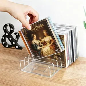 AExclusive Store Gift Acrylic CD Storage Rack Casual Cotton Socks