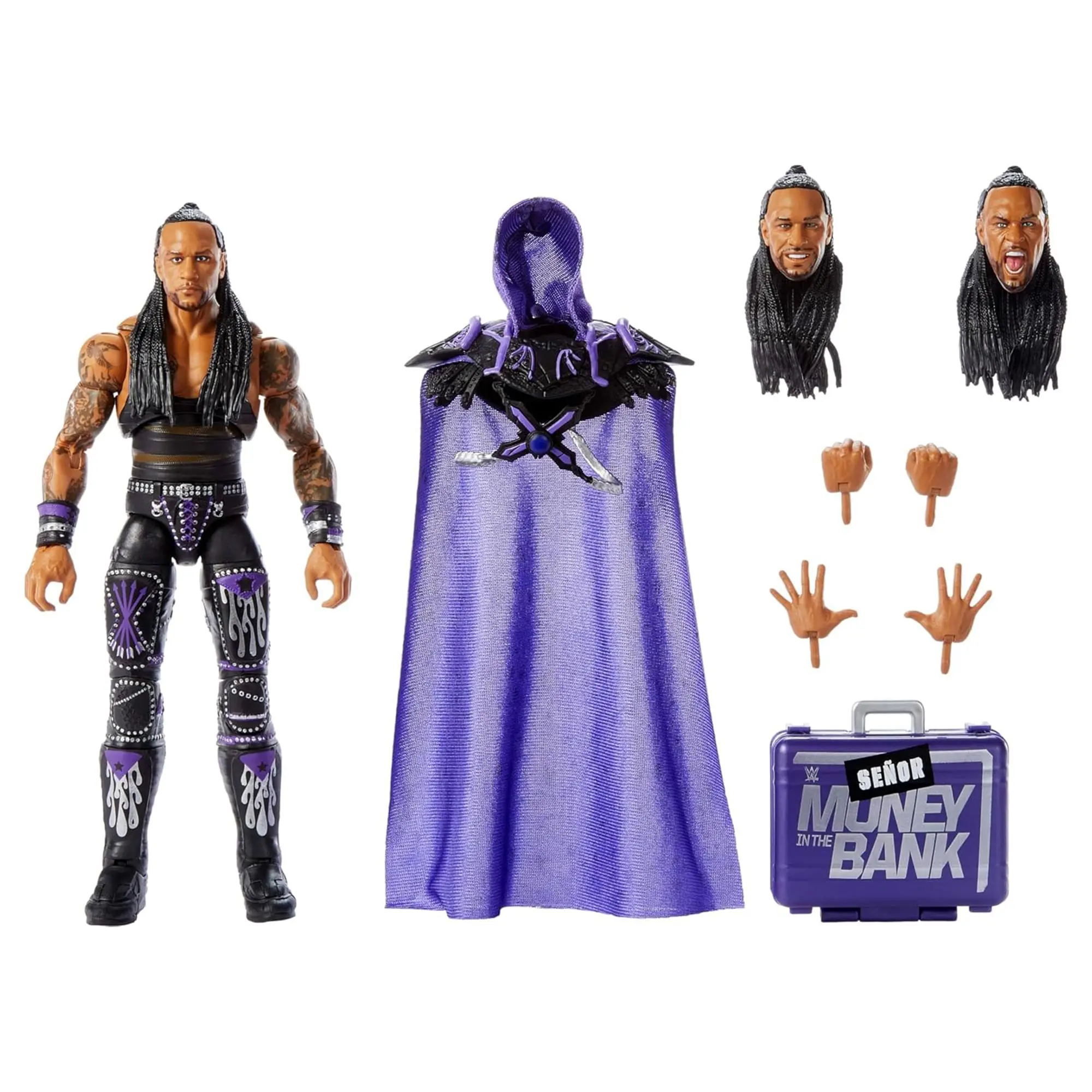 WWE Ultimate Edition Damian Priest 6-in Action Figure with TrueFX Realism, Collectible Toy for Wrestling Fans