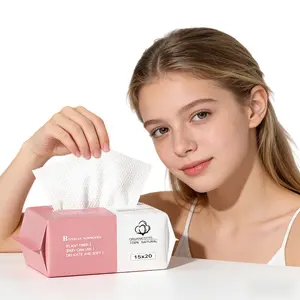 Disposable Face Towels,1/2/4 Packs Soft Gentle Clean Skin Face Towels, Dry Wipes Facial Towels Wash Cloths Tissue Thickened, Disposable Face Towelettes for Cleansing, Makeup Remover and Skincare, Facial Cleansing Pads