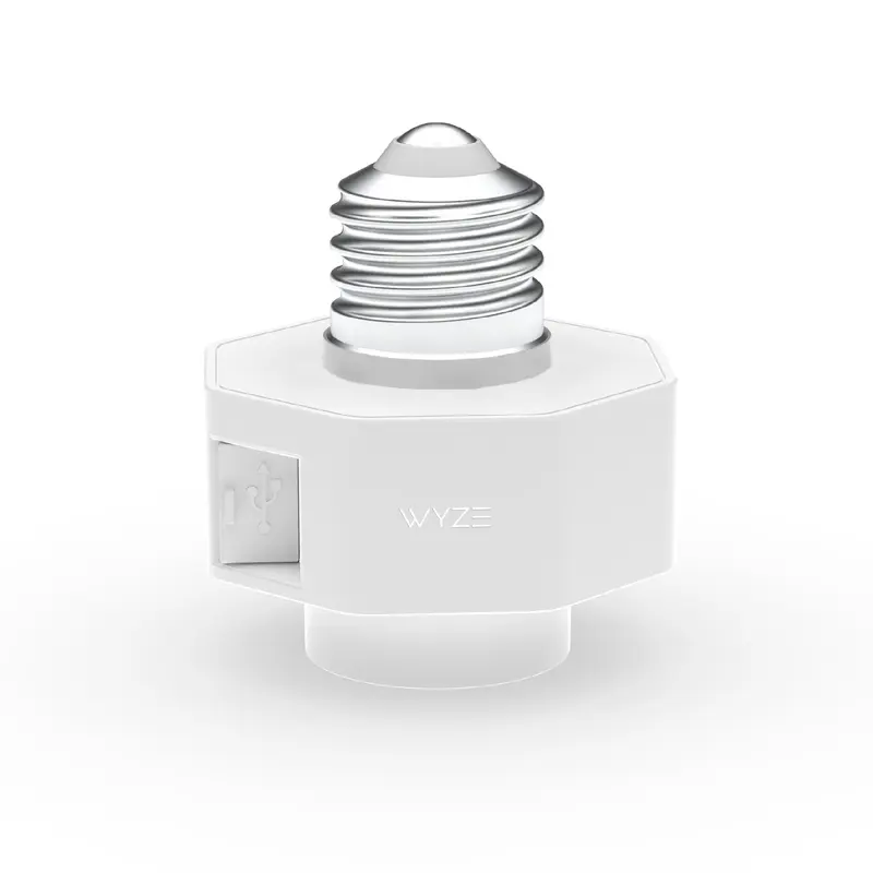 Wyze Lamp Socket v1 — Lightbulb Camera Adapter for Wyze Cam v4 and Cam v3, Also Makes Your Light(s) Smart, Special Power Adapter Accessory