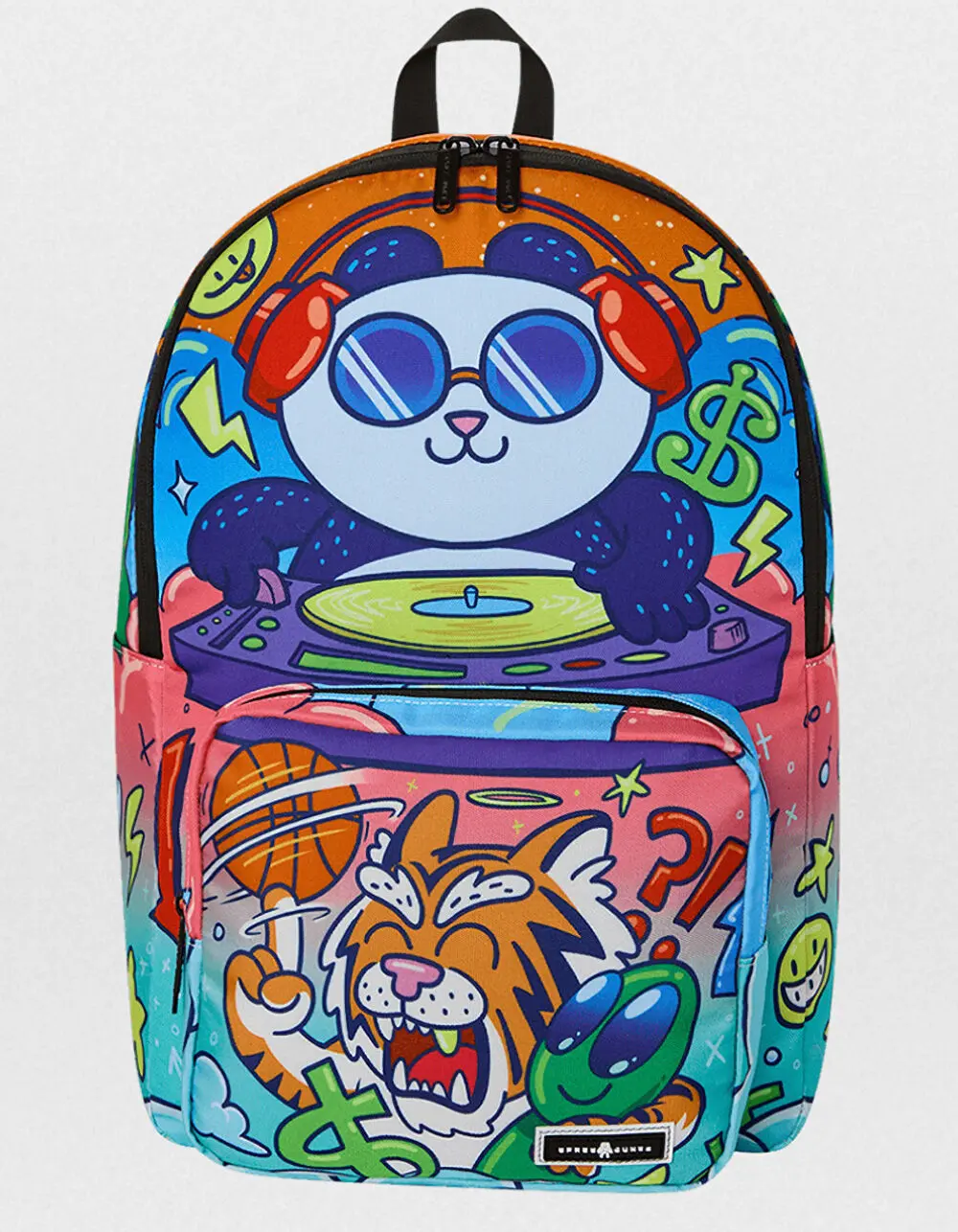 SPACE JUNK DJ Panda Backpack, Multi-Colored