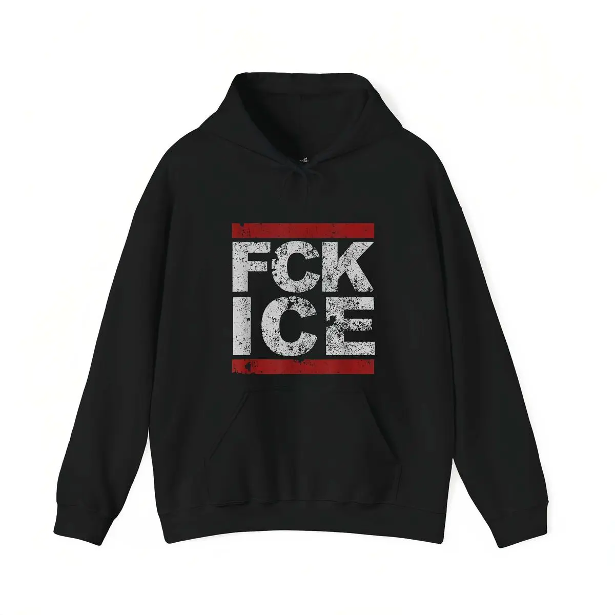 FCK ICE Hoodie Unisex Streetwear Graphic Pullover Bold Statement Letter Print Aesthetic Trendy Protest Fashion Outfit Fall Winter Gift Idea