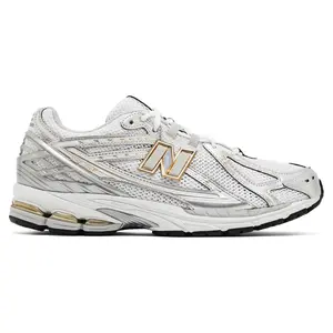 NEW BALANCE 1906R M1906RI Men's Sneakers - 100% Authenticity Guaranteed, Pristine Condition, White Rain Cloud Silver Metallic Mesh, Comfortable, US M 10, Immediate Dispatch Available, Ready to Ship, Casual Athletic Training Walking Shoes