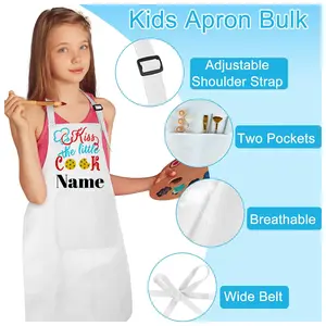 Personalized Kids Apron, Toddler Apron, Customized Apron, Little Chef, Cooking Apron, Kids Apron, Kitchen Apron, Custom Apron, Child Aprons (Copy) (Copy)