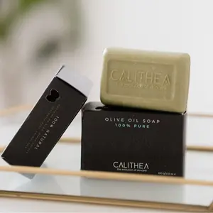 Calithea 3 Pack 100% Natural Olive Oil Soap Bar for Face and Body
