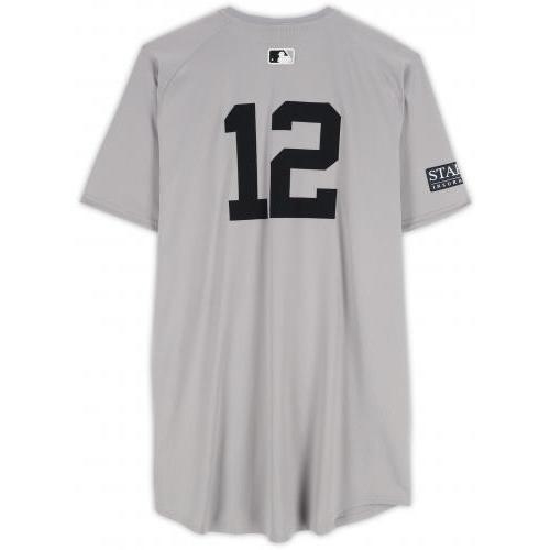 Trent Grisham New York Yankees Player-Worn #12 Gray Jersey vs. Los Angeles Dodgers on October 25, 2024 - Fanatics Authentic Certified