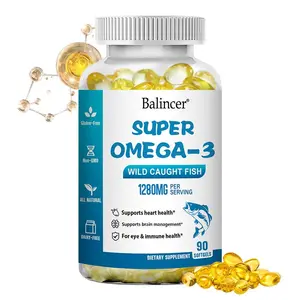 Omega 3 Fish Oil Health Supplement 1280 mg (including EPA and DHA) supplement to support heart, brain and eye health