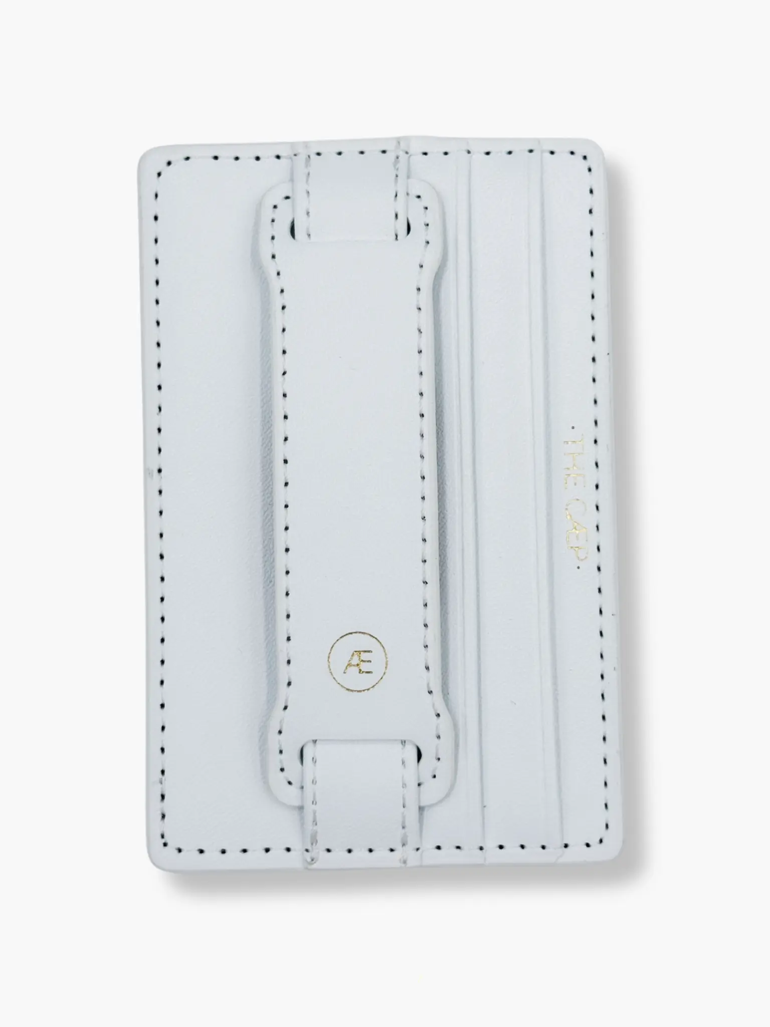White Hoop Phone Wallet - MagSafe (RFID)