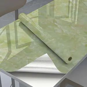 One roll [23.62 * 393.70 in ] marble contact paper-self-adhesive, Peel and paste, waterproof, oil and heat resistant wallpaper for kitchen countertops, cabinets and furniture-easy to mix and disassemble