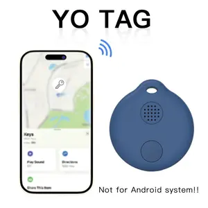Air Tracker Tags-1 Pc,Tracker & Item Finder, New Bluetooth Tracker Works with Apple Find My APP (iOS Only), 92 dB Sound,Replaceable Battery, Smart Tag with Keychain, Keys Finder and Item Locator for Luggage,pets (dogs and cats).
