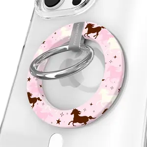 Pink Pony Glitter MagSafe Grip Ring