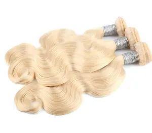 13A 613 Blonde Bundles 100% Human Hair Blonde Body Wave/Straight Human Hair Bundles extensions